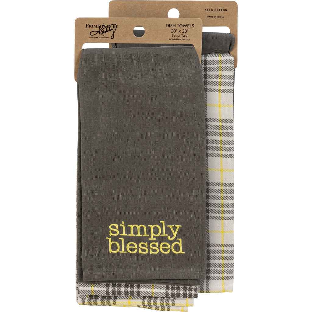 Simply Blessed Kitchen Towel Set
