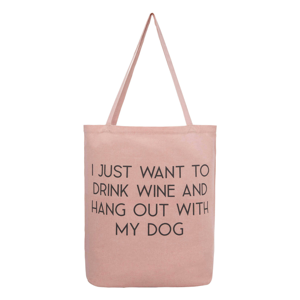 Wine and Dogs Tote