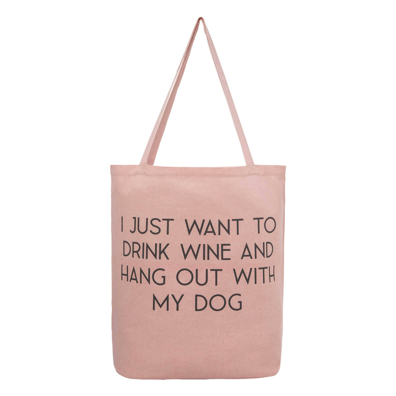 Wine and Dogs Tote