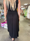 Black Maxi Boho Skirt