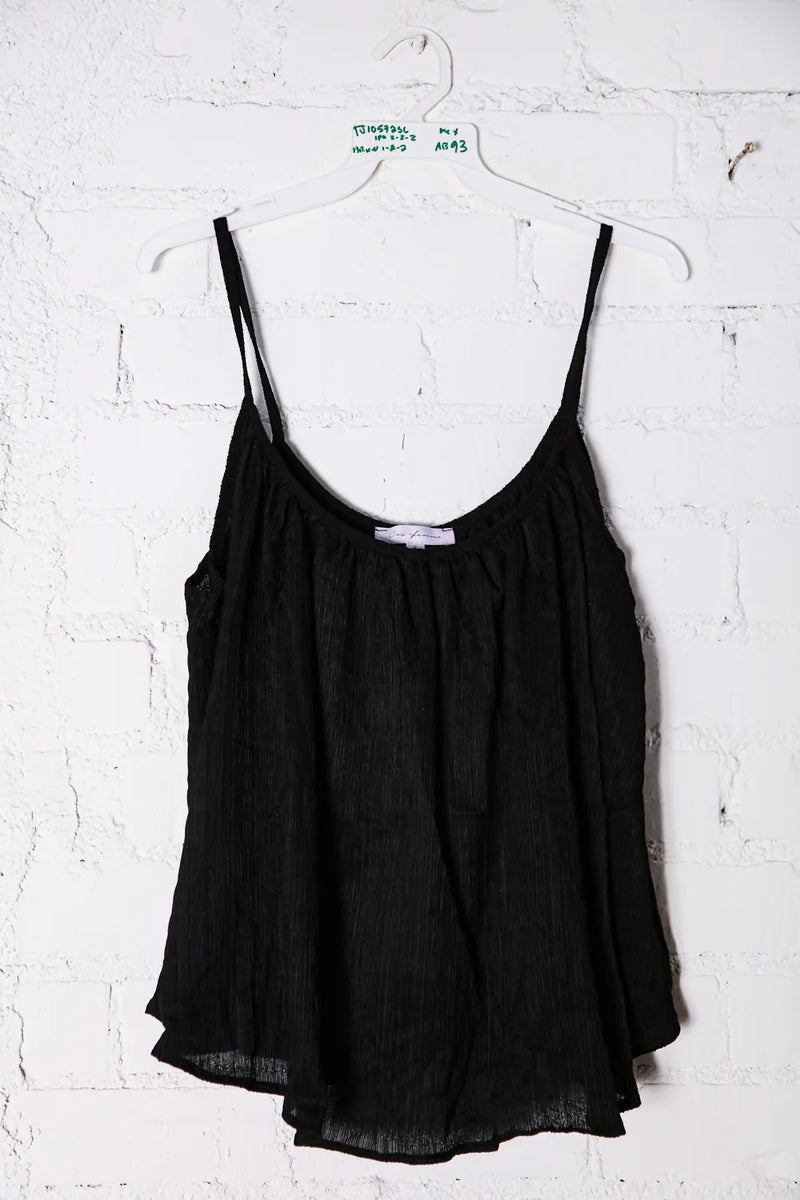 Black Solid Tank