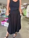 Black Maxi Boho Skirt