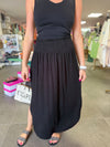 Black Maxi Boho Skirt