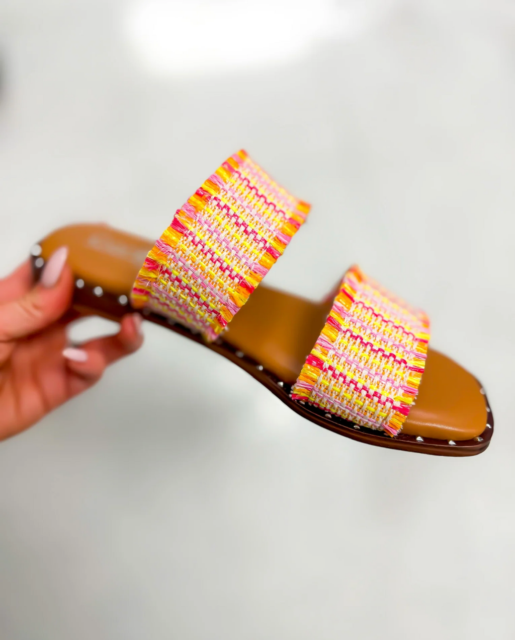 Corky's Pink Combo Afrayed of What Sandals