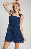 Lace A-Line Mini Dress