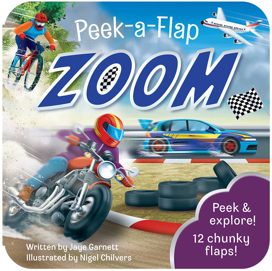 Cottage Door Press - Peek-a-Flap Zoom Interactive Board Book