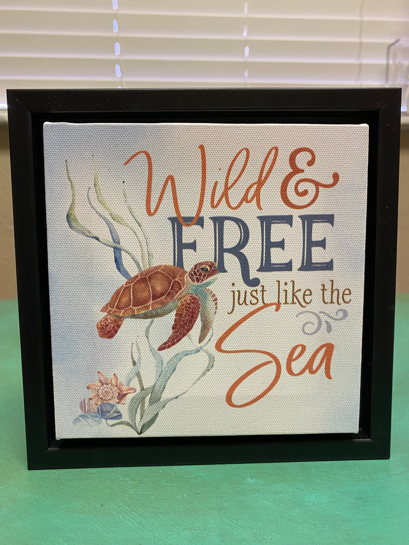 Wild & Free Boxed Sign
