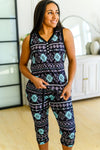 PREORDER: Sleeveless Pajamas in Aztec