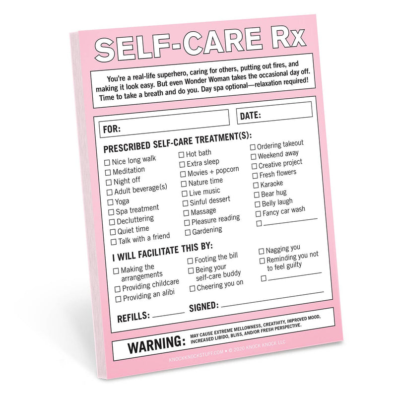 Knock Knock - Self-Care RX Nifty Note