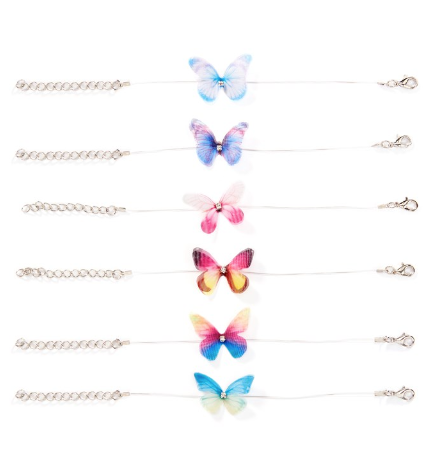 Invisible Mesh Butterfly Bracelet