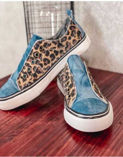 Gypsy Jazz Double Sided Leopard Sneaker