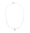 Nica Life Silver & White Moon Necklace