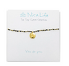 Nica Life Black & Gold Pineapple Necklace