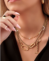 Layered Chain Necklace (Gold or silver)