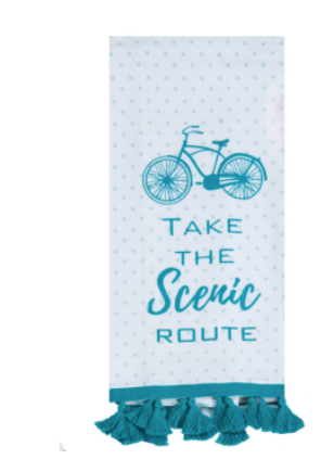 Take The Scenic Route Dish Towel
