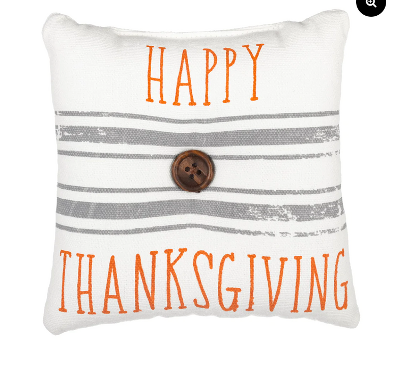 Happy Thanksgiving Mini Pillow