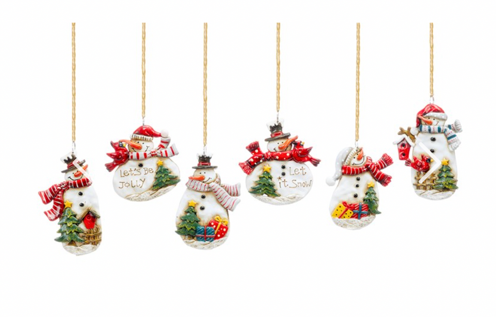Polyurethane Snowman Ornaments