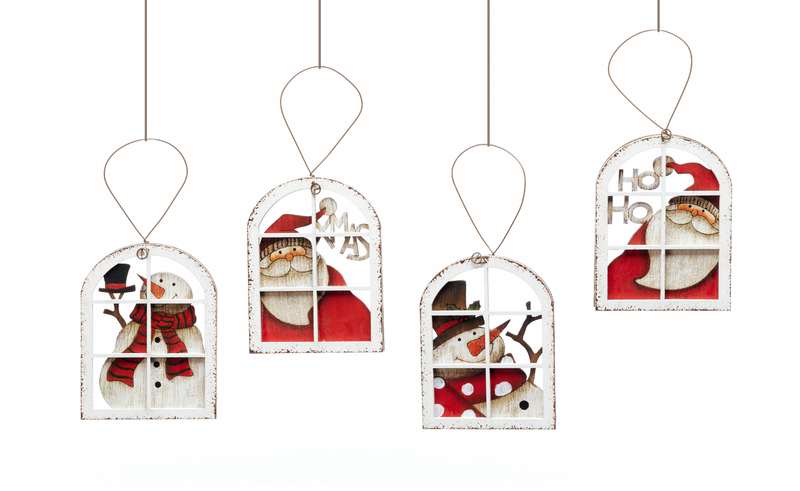 Santa/ Snowman Window Ornament