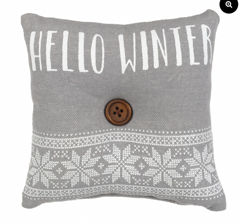 Hello Winter Mini Pillow