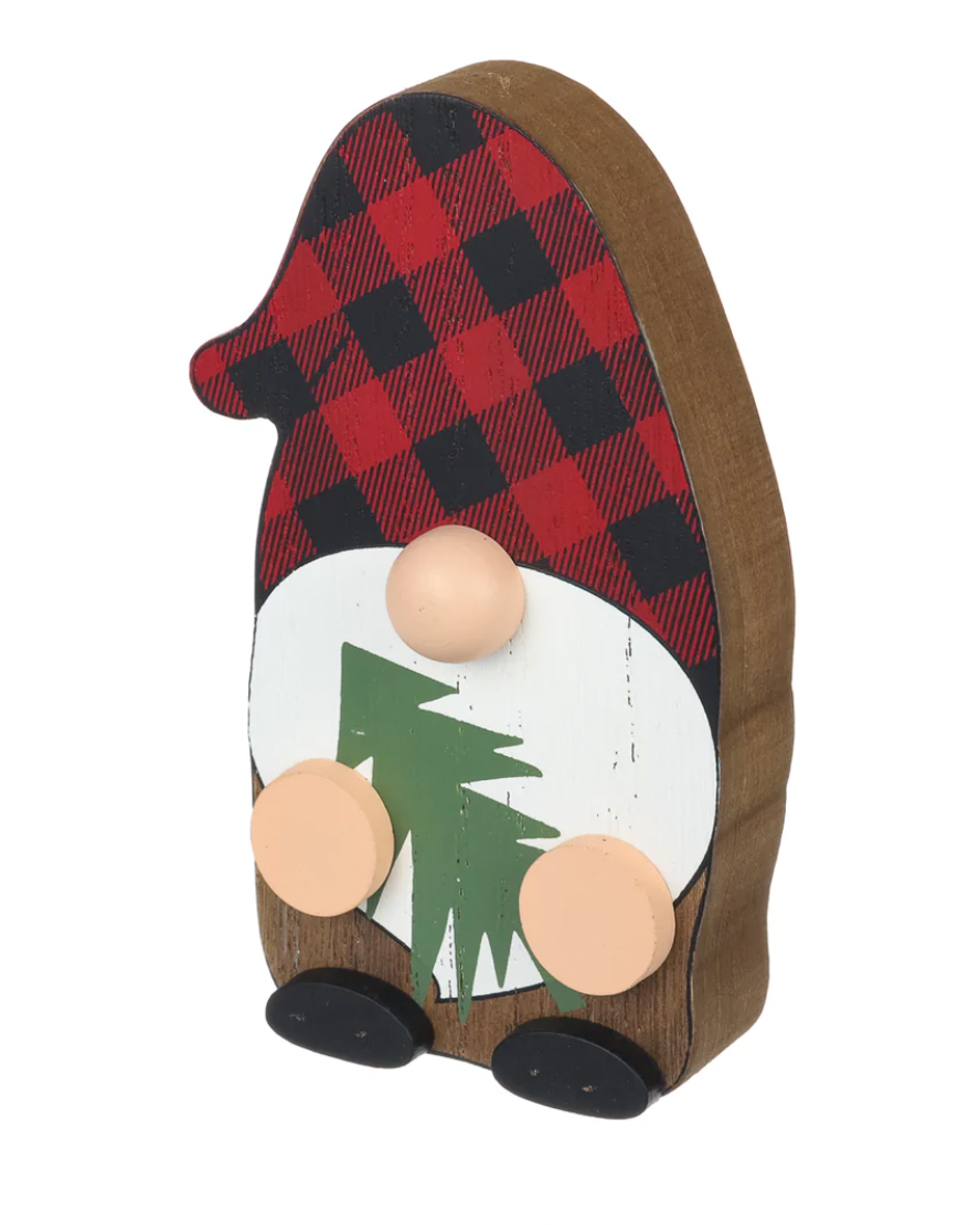Wood Gnome with Tree