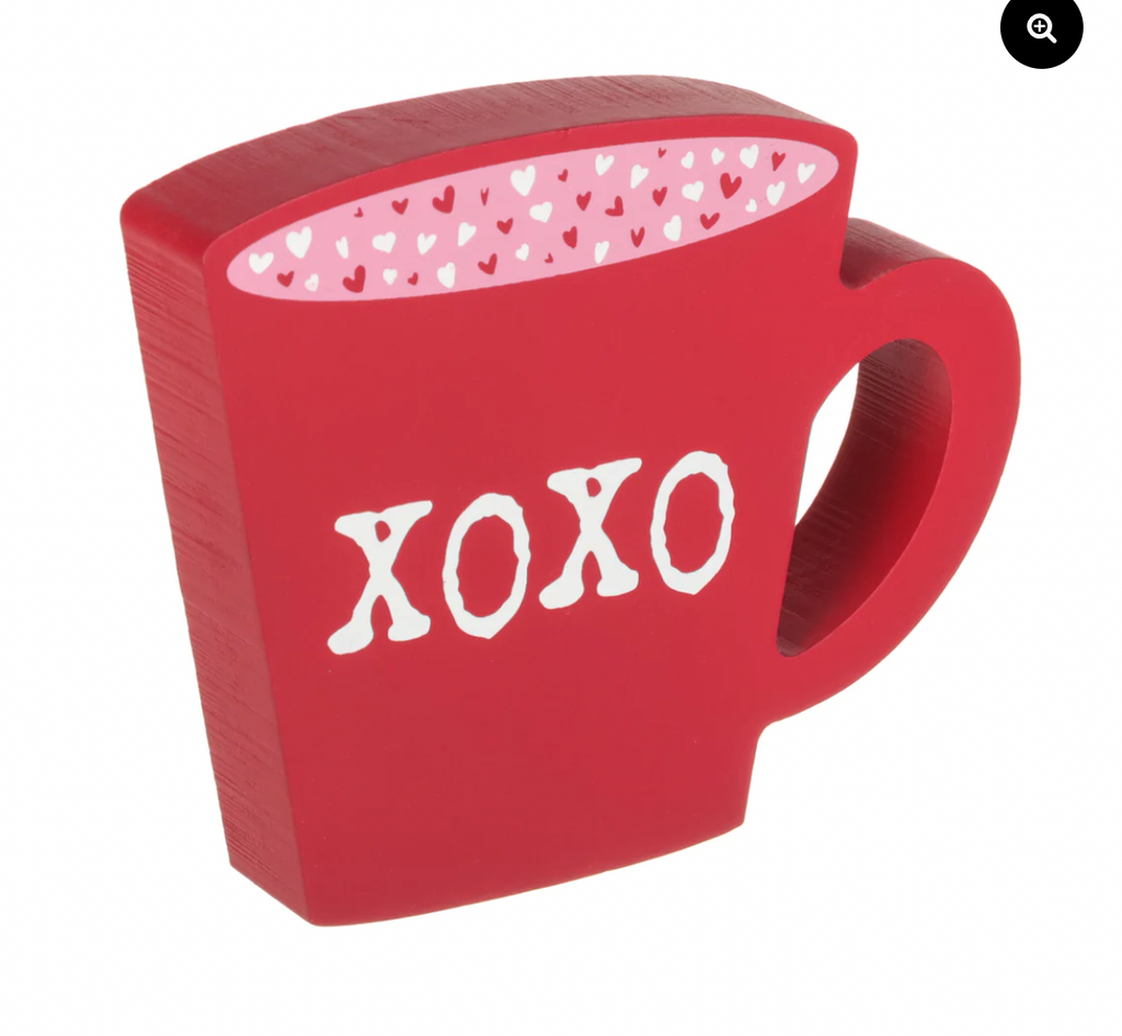 XOXO Coffee Cup Sign