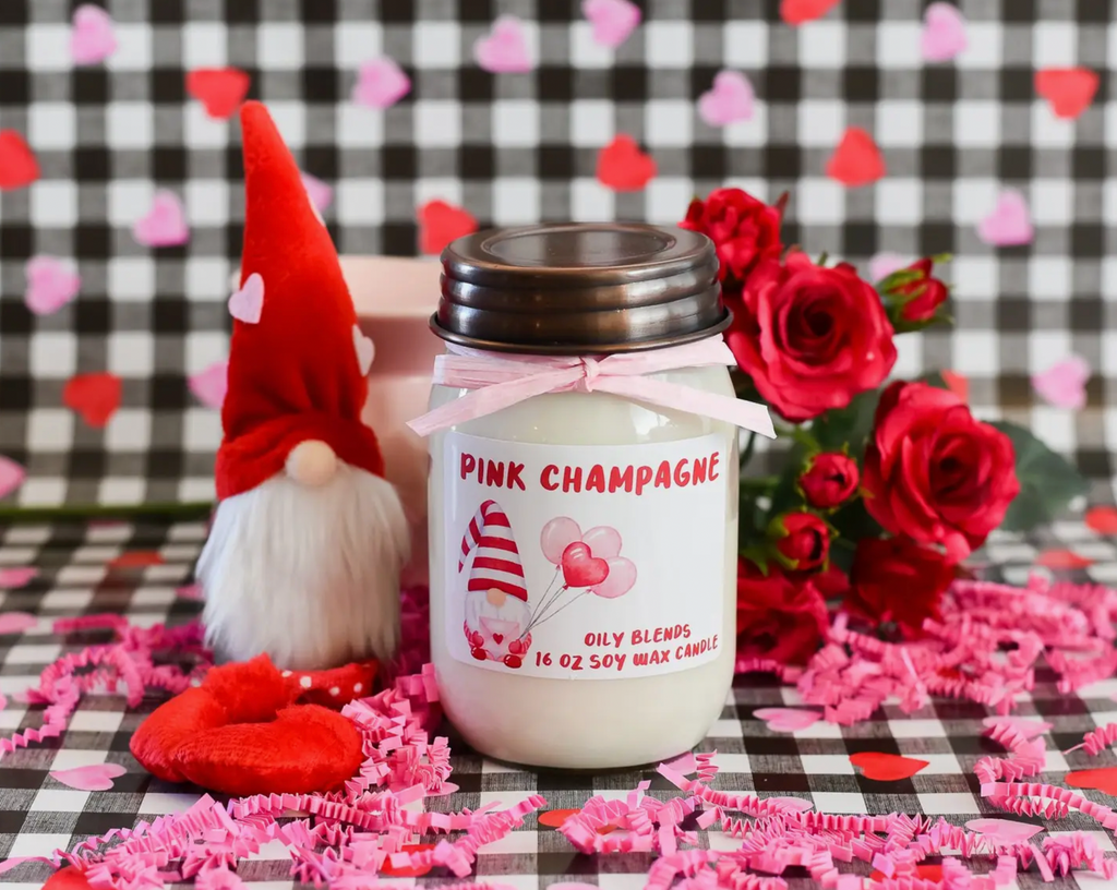 Valentines Day Gnome Jumbo - 100 Hour Soy Wax Candles