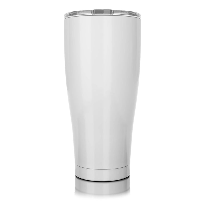 SIC Cups - 30 oz Gloss Ice White SIC Stainless Steel Tumbler
