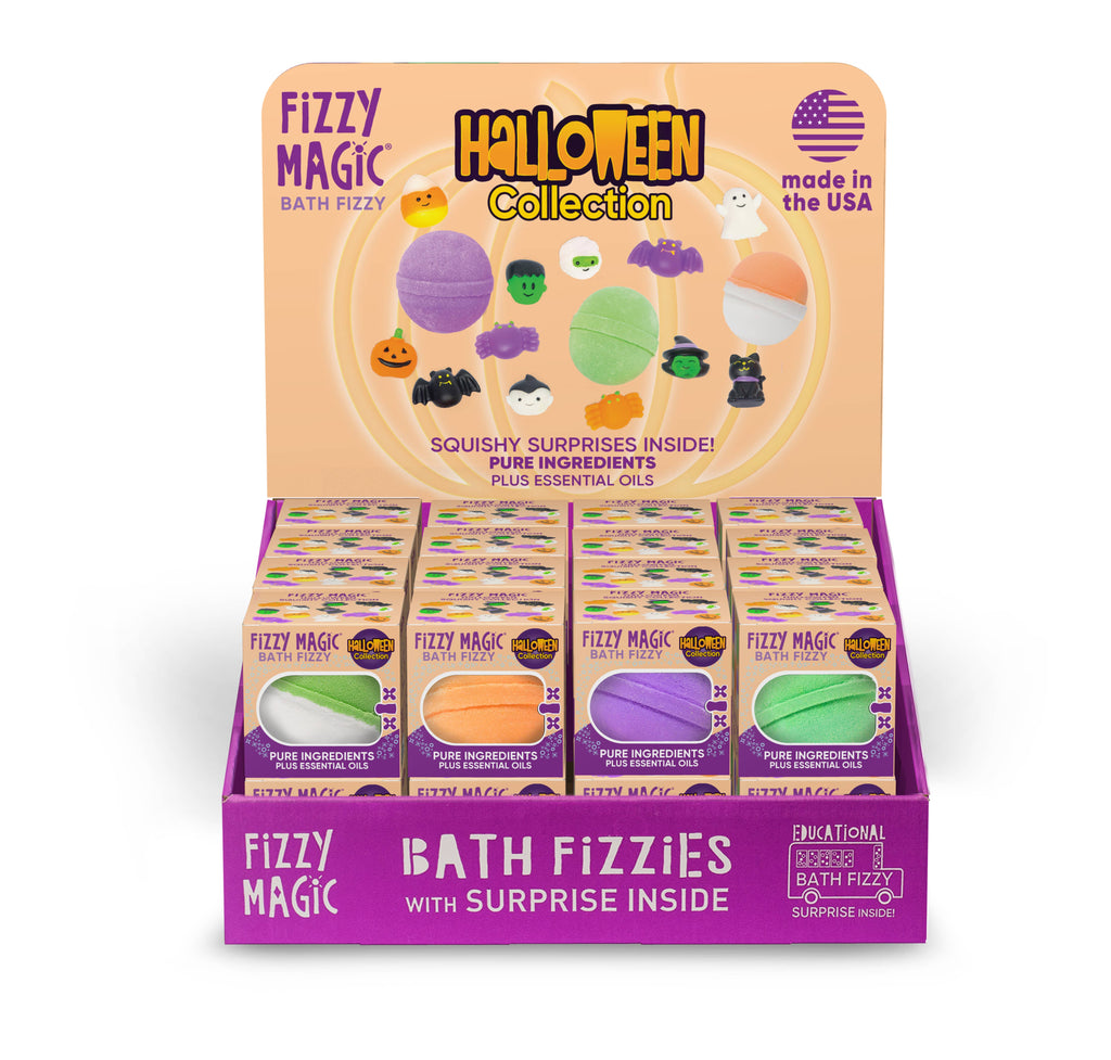 Purposeful Bliss - Fizzy Magic - Halloween Surprise Bath Bombs Limited Edition PDQ Display