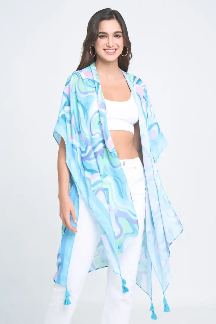 PREORDER: Pastel Swirl Kimono