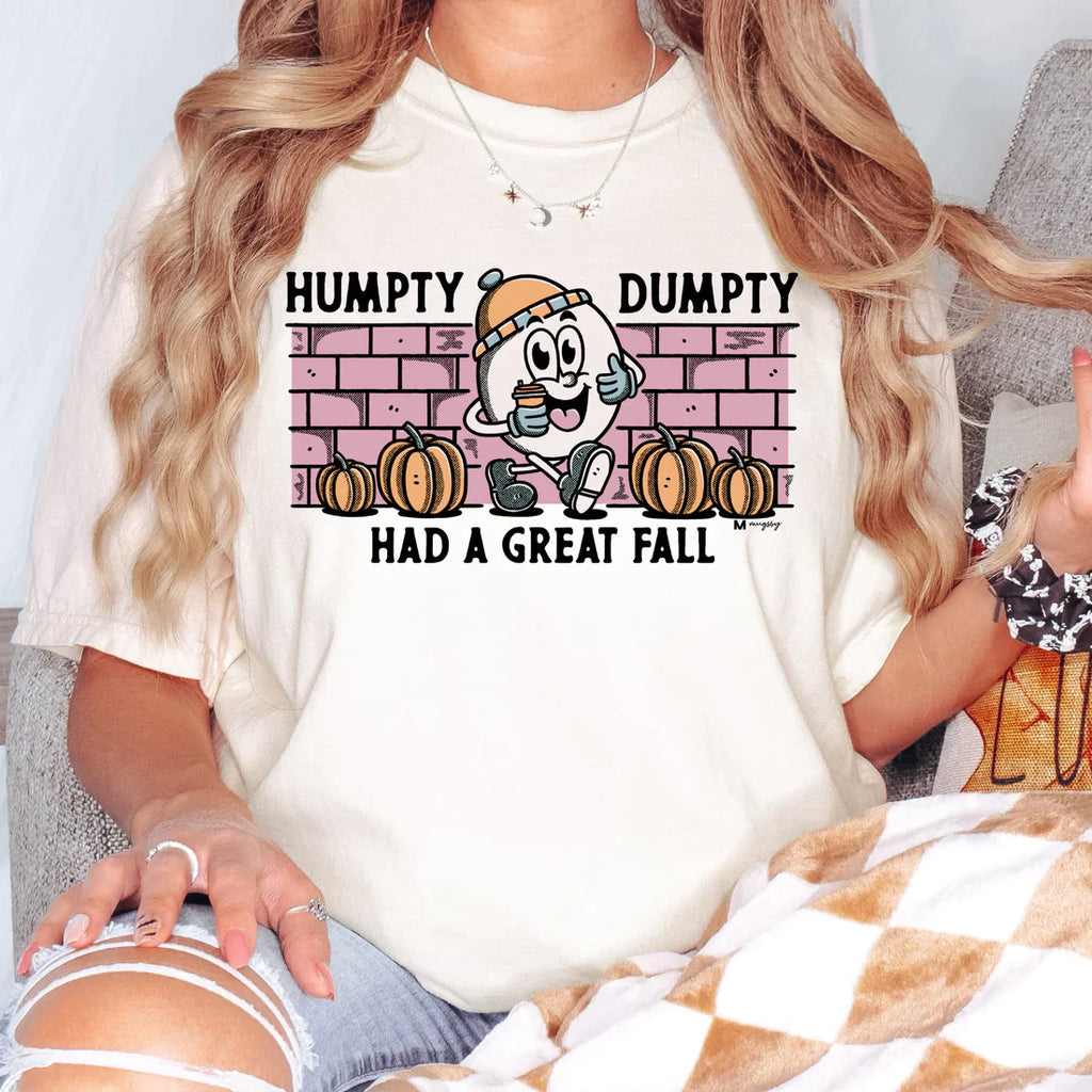 PREORDER: Humpty Dumpty Graphic Tee In Ivory