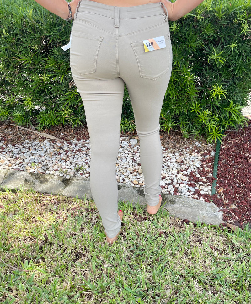 Taupe YMI Hyperstretch jean