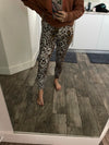 brown leopard legging